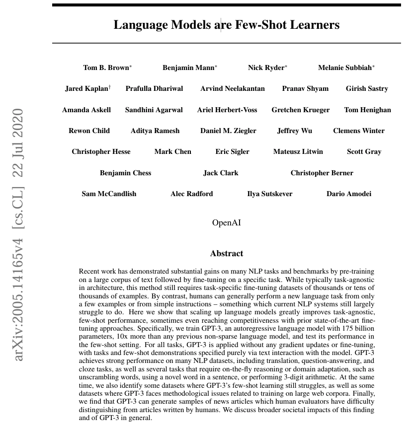 GPT-3 paper